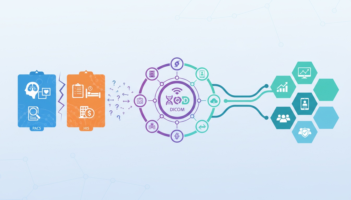 Udviklingen af integreret PACS med HIS: Fra grænsefladekompleksitet til skybaseret interoperabilitet